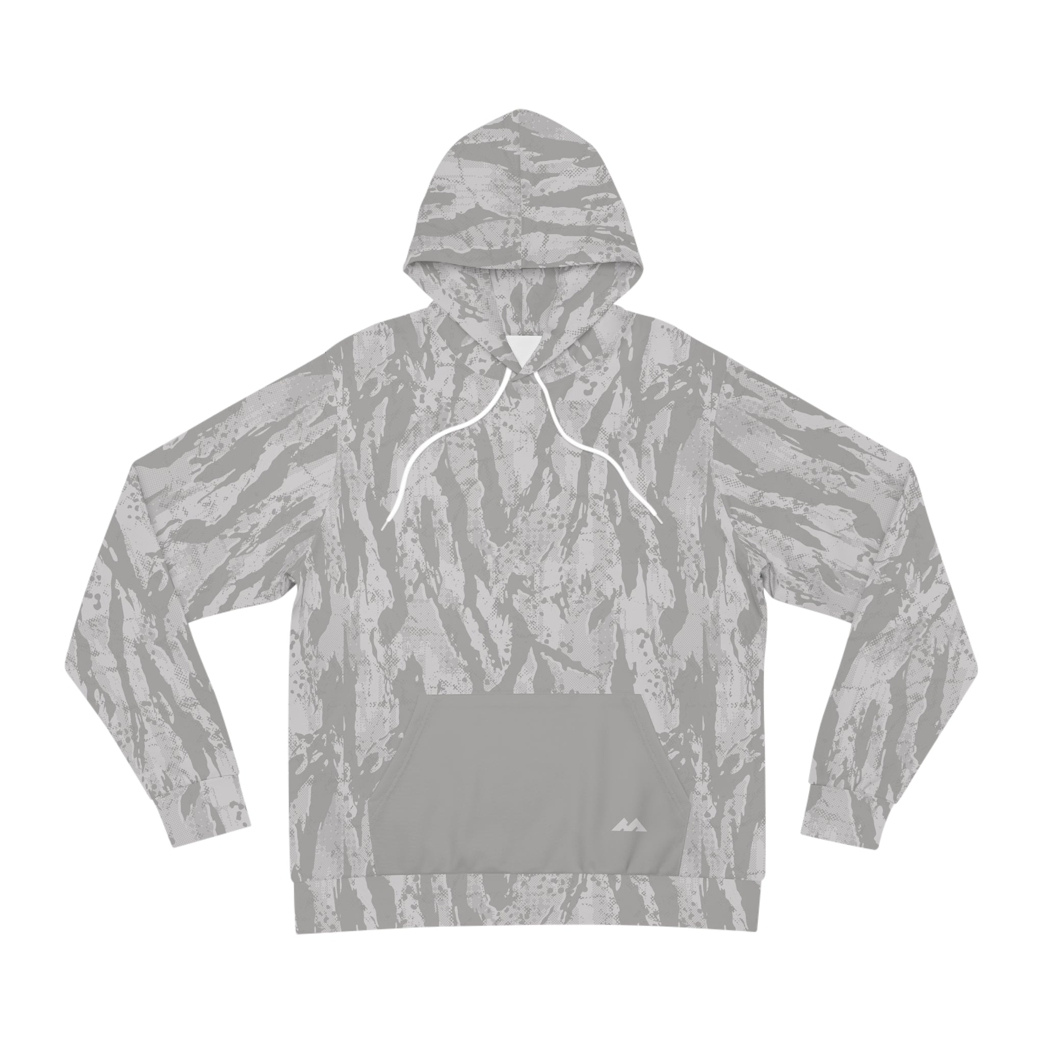 Abstract Gray Marble Camo Hoodie