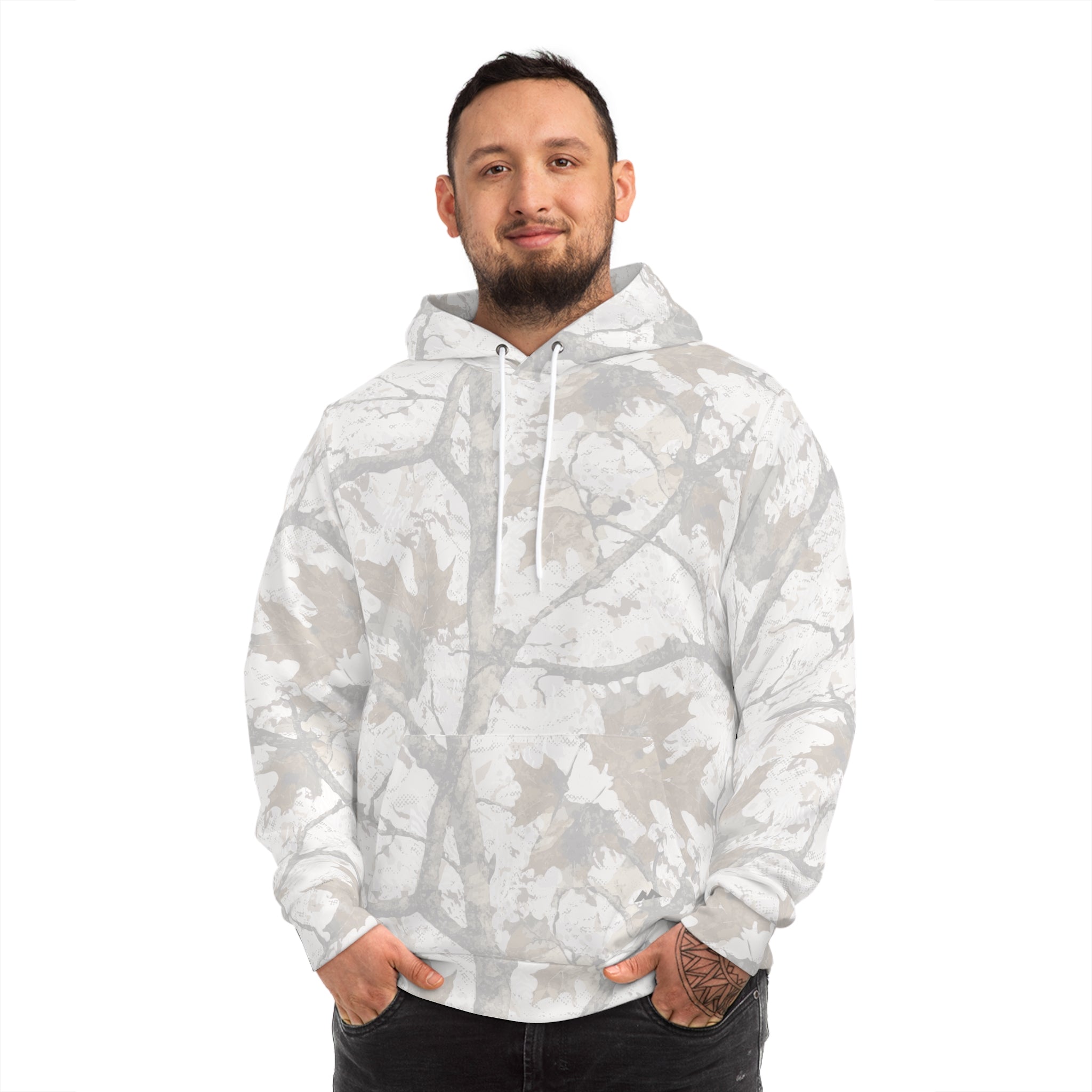 Neutral Woodland Camo Hoodie